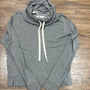 UGG Heather Gray Cowl Neck Top